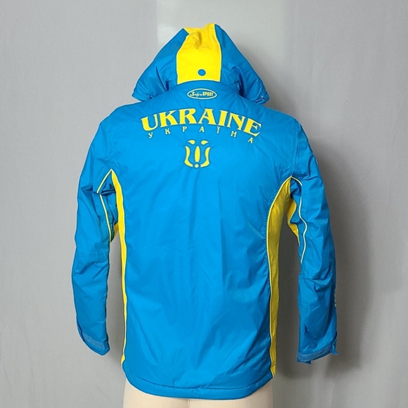 Bosco sport winter Jacket Olympic Ukraine size 10 - Picture 10 of 16